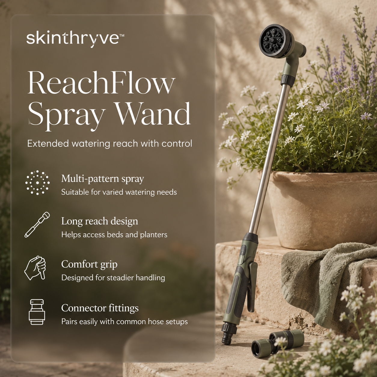 skinthryve™ ReachFlow Spray Wand